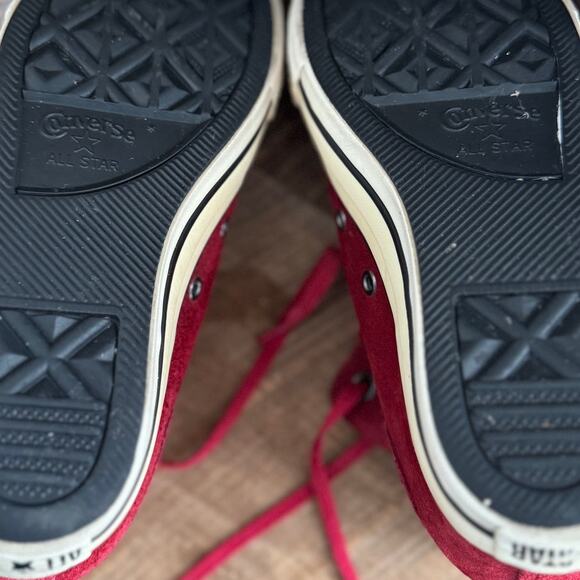 Converse Chuck Taylor All Star Lux Mid Dahlia Hidden Wedge Suede - Picture 5 of 8